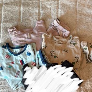 Kyte Baby Patterned Long Sleeve Pajama Bundle with Pants, size 4T